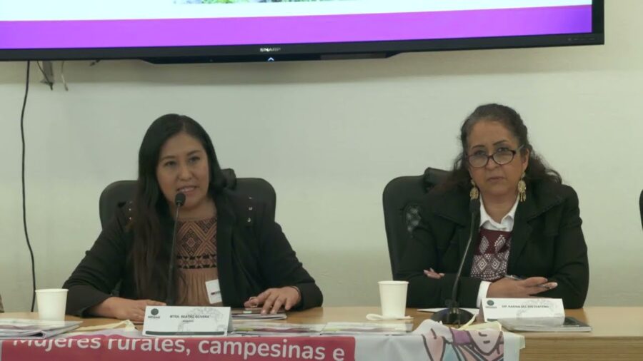 Inaugura Karina Margarita del Río el Foro “Agenda de las mujeres rurales frente a la emergencia climática”