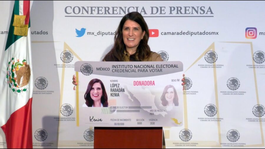 Presenta Kenia López dos iniciativas para que toda persona que fallezca sea considerada donadora potencial de órganos y tejidos