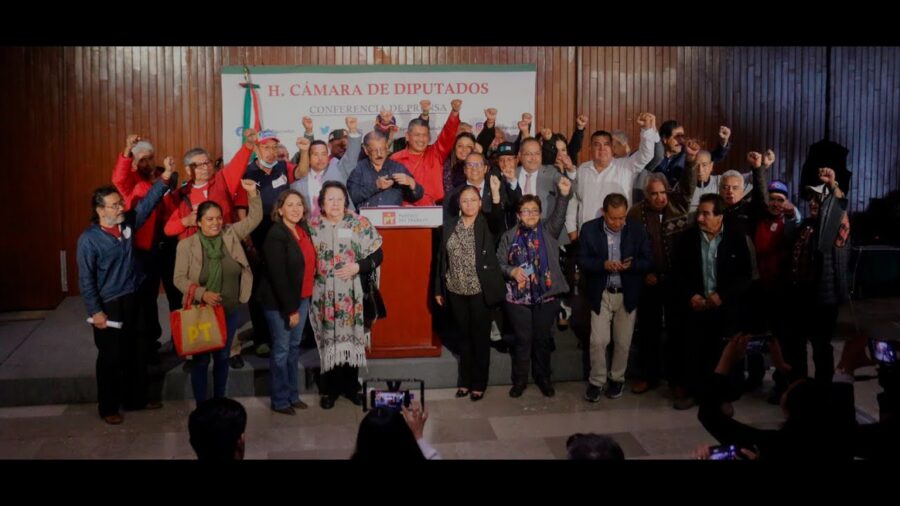 Externa PT respaldo a las y los extrabajadores ferrocarrileros solicitantes de reparación del daño por privatización