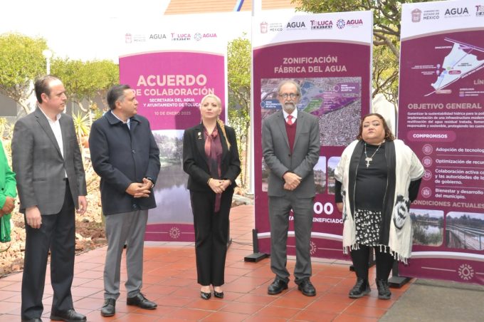 Proyectan GEM y Ayuntamiento de Toluca la “Fábrica de Agua Parque Alameda 2000”