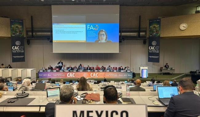 México participó activamente en la 47ª reunión de la Comisión del Codex Alimentarius