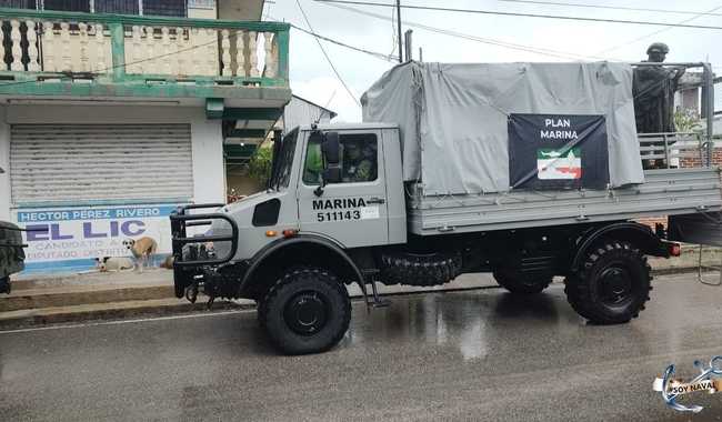 Personal naval se encuentra listo para apoyar mediante la implementación del Plan Marina por la tormenta tropical Nadine