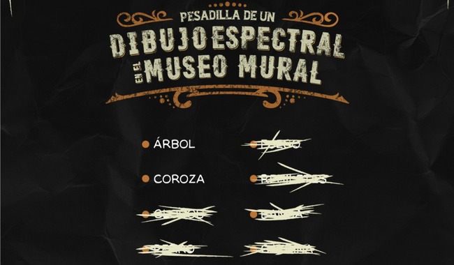 El Museo Mural Diego Rivera invita al público a plasmar sus pesadillas en un dibujo espectral