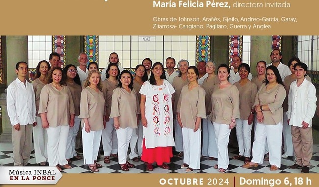 Voce in Tempore celebrará su 35 aniversario en la Sala Manuel M. Ponce del Palacio de Bellas Artes