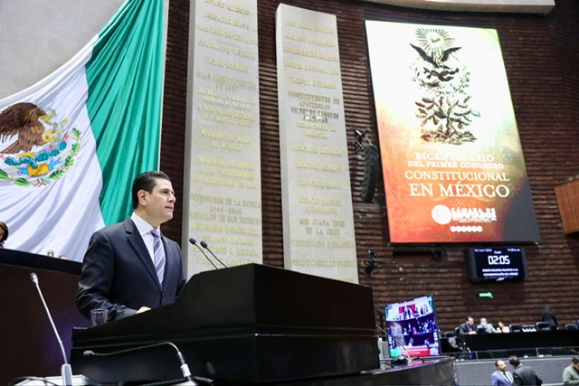 Defiende Miguel Alonso promoción de valores y principios consagrados en la Constitución Política