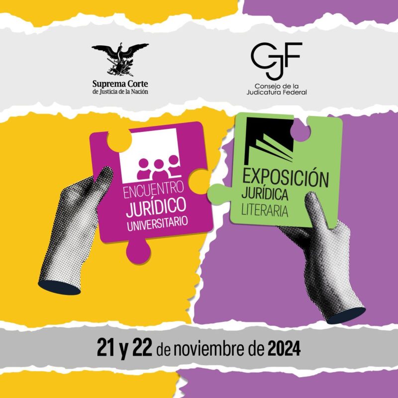 Conferencias magistrales, mesas de diálogo, talleres y presentaciones de libros son parte de las actividades del Encuentro Jurídico Universitario y Exposición Jurídica Literaria.