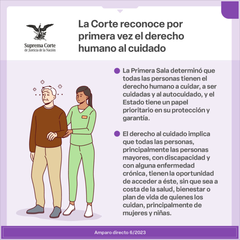 Todas las personas tienen el derecho humano a cuidar, a ser cuidadas y al autocuidado, y el Estado tiene un papel prioritario en su protección y garantía.
