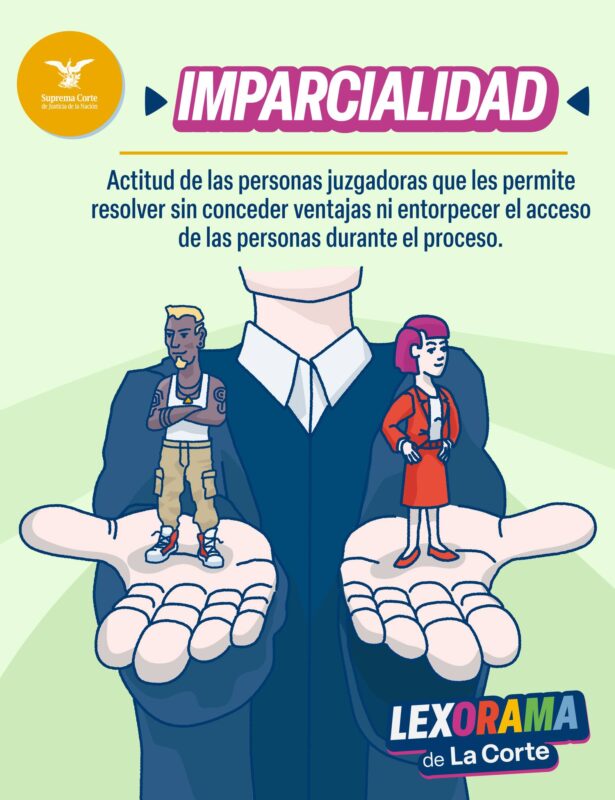 La imparcialidad es un principio fundamental en la labor judicial. Te invitamos a conocer más sobre ella en nuestro #Lexorama.