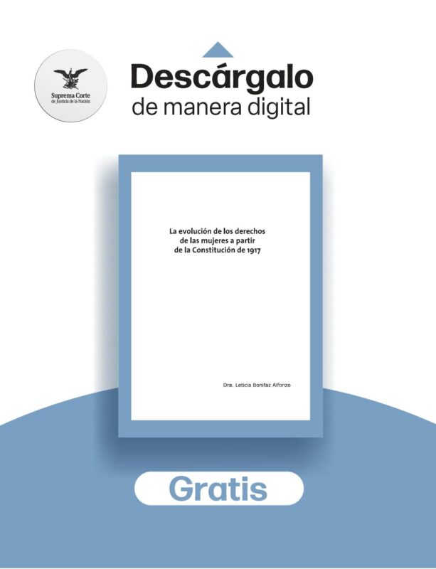 En este libro se narra la evolución de los derechos de las mujeres en nuestro ordenamiento jurídico. En este trayecto, el #PJF ha desempeñado un papel fundamental para la ampliación y garantía del ejercicio de estos derechos.
