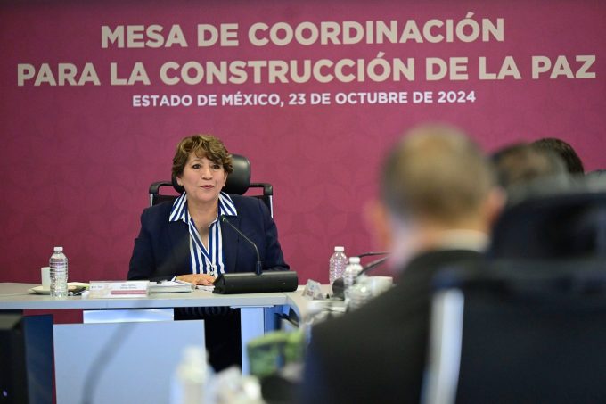 Encabeza Gobernadora Delfina Gómez Álvarez la sesión número 200 de la Mesa de Coordinación para la Construcción de la Paz del Estado de México