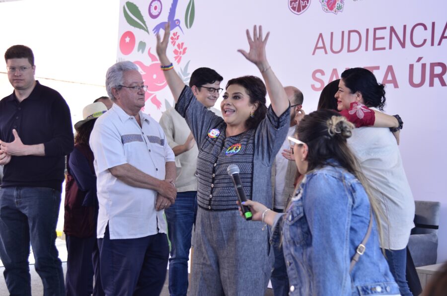 Encabeza jefa de Gobierno Clara Brugada Audiencia Ciudadana en Santa Úrsula Coapa, Alcaldía Coyoacán