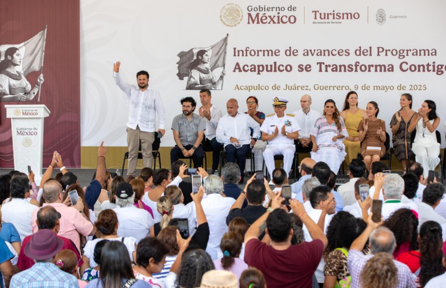 Sectur presentó a la Presidenta de México avances del Programa Integral “Acapulco se Transforma Contigo”