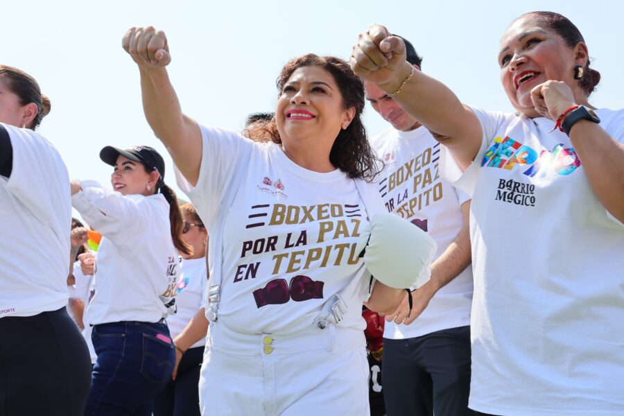Tepito será símbolo de construcción de paz en la ciudad, asegura jefa de Gobierno Clara Brugada al encabezar 2a. Clase Masiva “Boxeando por la Paz”