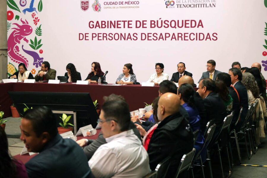 Trabajaremos sin descanso y junto a las familias buscadoras, asegura jefa de Gobierno, Clara Brugada, al instalar gabinete de búsqueda