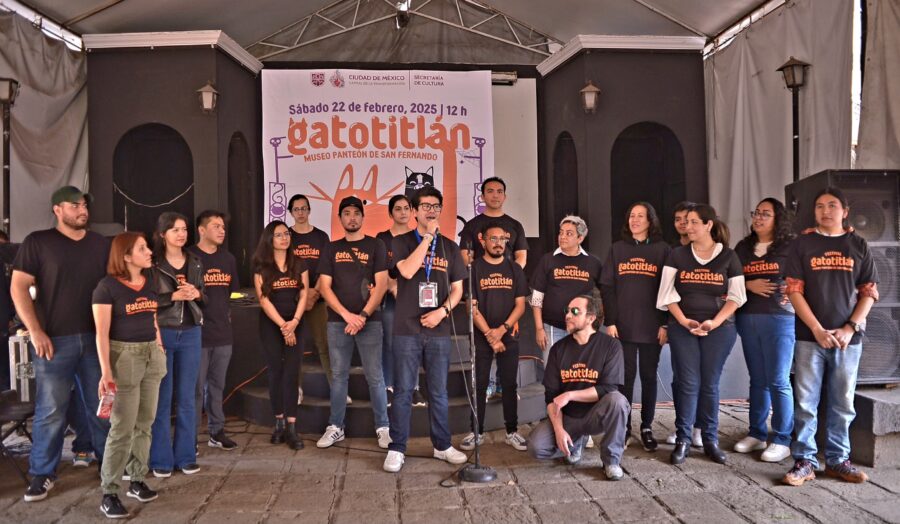 Realiza Secretaría de Cultura capitalina exitosa primera edición del Festival Gatotitlán 2025 en el Museo Panteón de San Fernando