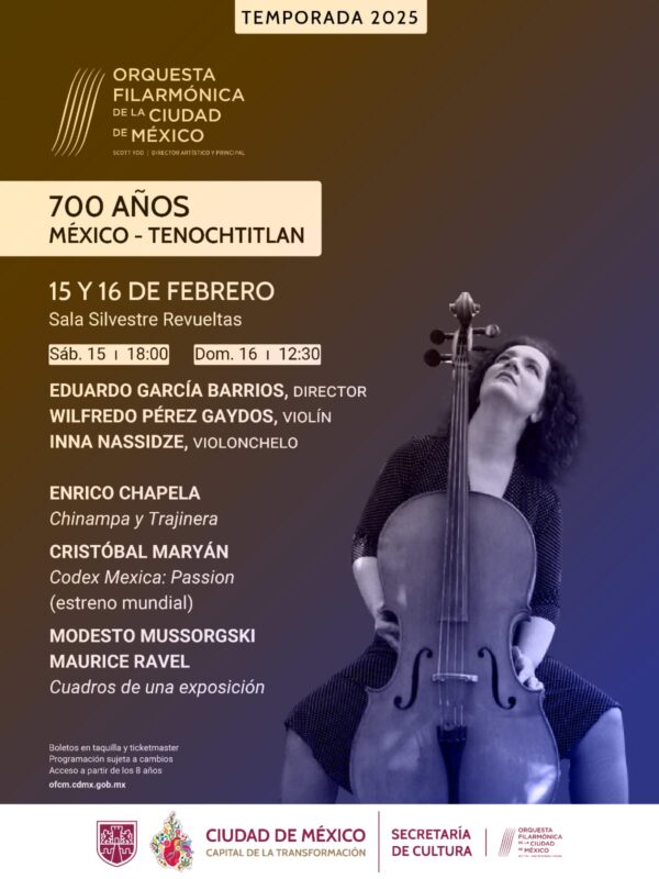 Conmemora Orquesta Filarmónica de la Ciudad de México 700 años de la fundación de México-Tenochtitlan con el estreno mundial de Codex Mexica: Passion