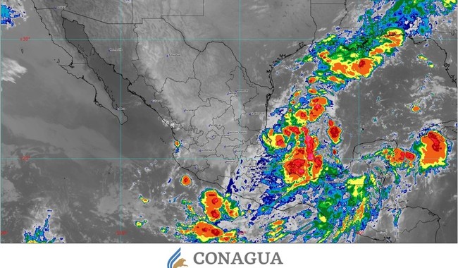 Se pronostican lluvias torrenciales para este viernes en Oaxaca y Veracruz