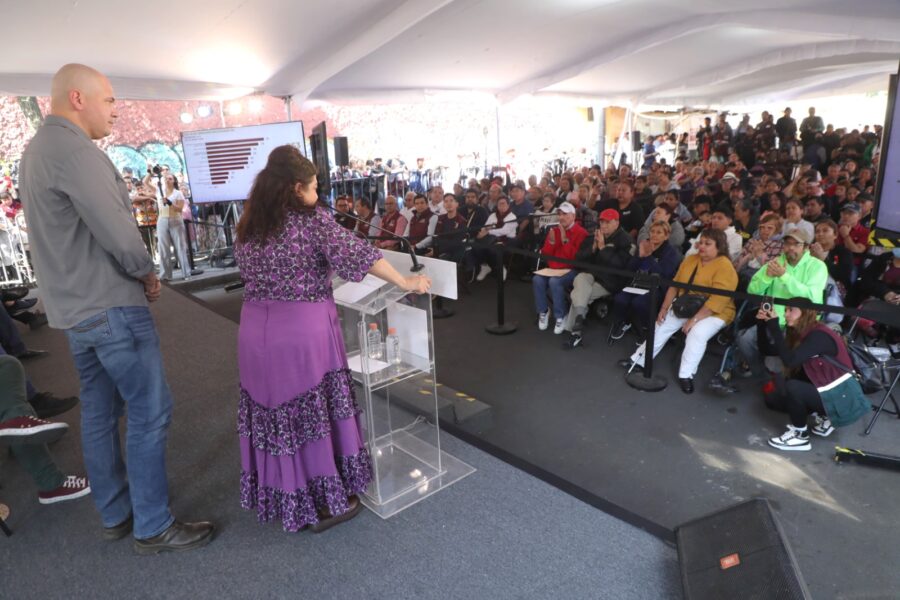 Anuncia jefa de Gobierno Clara Brugada proyecto de iluminación integral para la colonia Morelos, en Venustiano Carranza