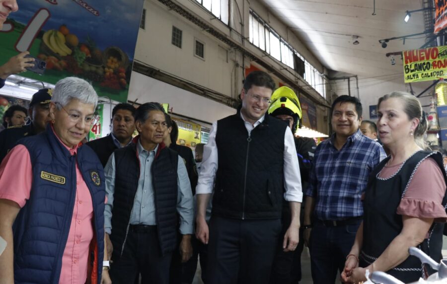 Continúa el trabajo en conjunto para reforzar la seguridad en la Central de Abasto de la Ciudad de México