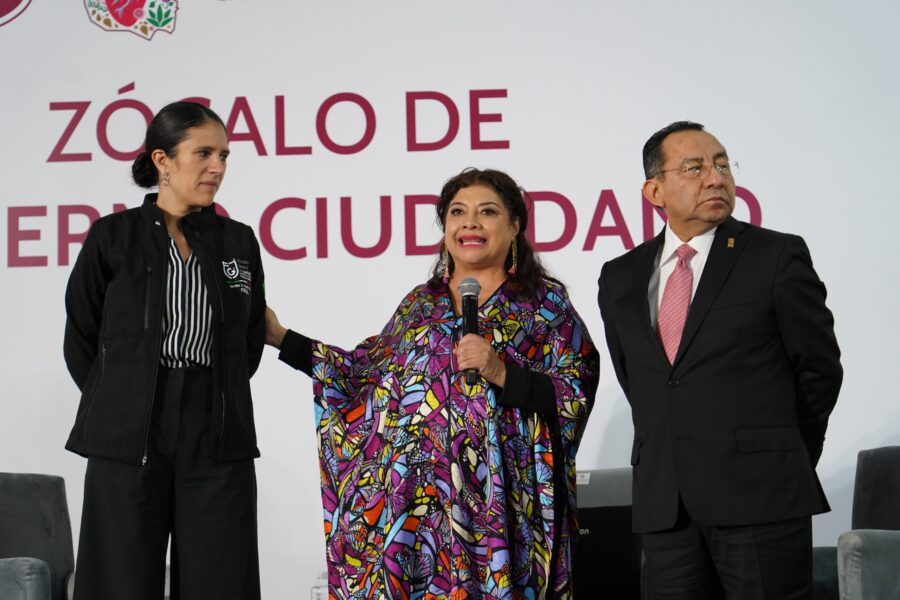 Anuncia jefa de Gobierno Clara Brugada integración a las audiencias del Zócalo de Gobierno Ciudadano a los titulares de la FGJCDMX y del PJCDMX