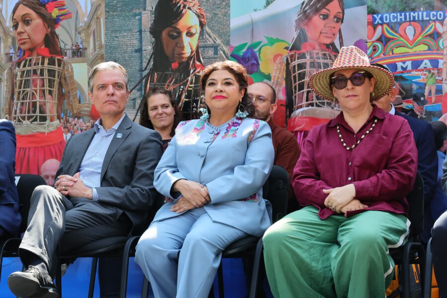 La migración no se va resolver edificando muros ni creando trincheras, aseguró la jefa de Gobierno, Clara Brugada