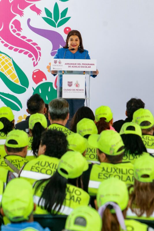 Jefa de Gobierno, Clara Brugada, arranca programa de Auxilio Escolar para garantizar entornos seguros en Secundarias y Preparatorias de la ciudad