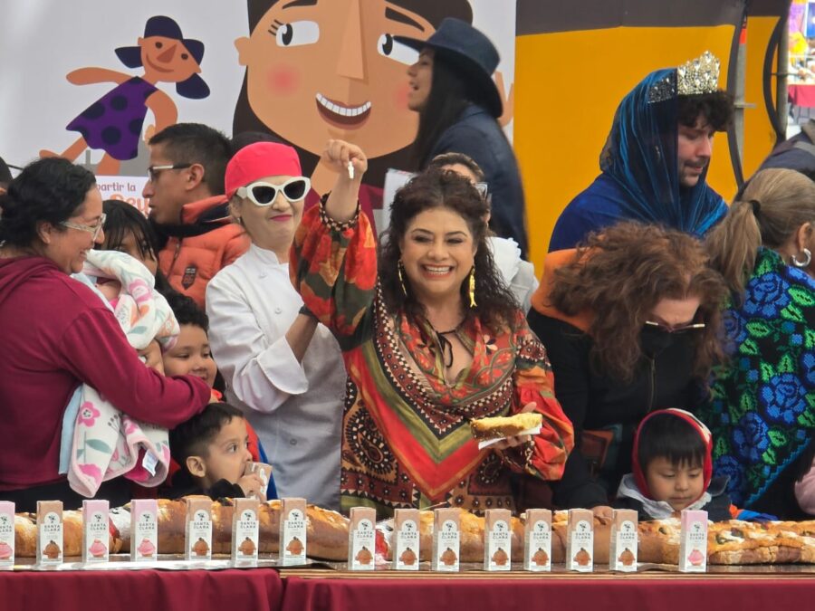 La Ciudad de México celebra en grande el Día de Reyes con juguetes, cultura y una rosca monumental: Clara Brugada