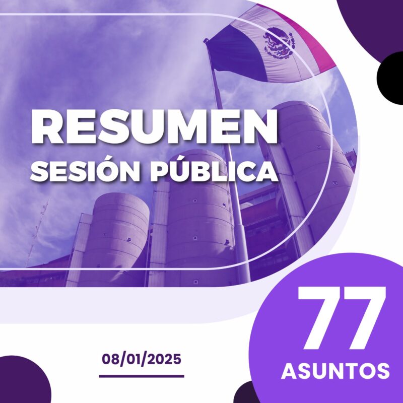 La #SalaSuperior del #TribunalElectoral resolvió 77 asuntos, en la sesión pública del 8 de enero.