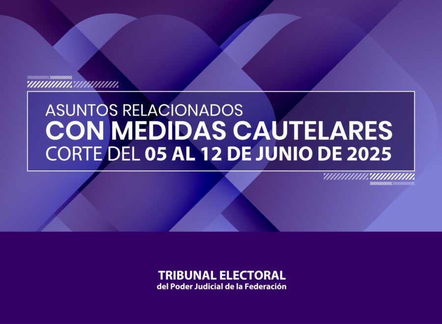 Te compartimos los asuntos relacionados con medidas cautelares del 5 al 12 de junio.