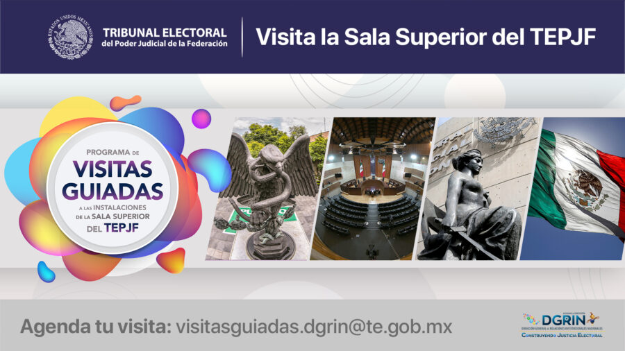 ¡Conoce la #SalaSuperior del #TEPJF! 🗓️En las #VisitasGuiadas compartimos a la ciudadanía el trabajo jurisdiccional del #Tribunal en favor de los derechos político - electorales.