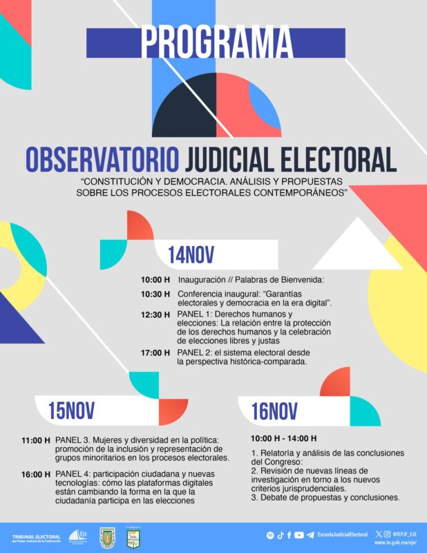 #EnVivo | Continuamos con el segundo día del "Observatorio Judicial Electoral: Constitución y democracia", en la #UABC.