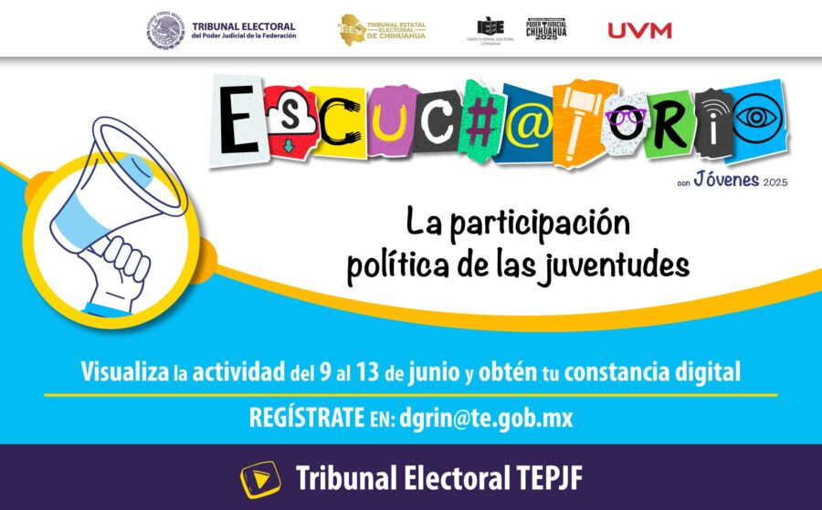 Te invitamos a ver el Escuchatorio con jóvenes: La participación política de las juventudes, realizado en la #UVM, Campus Chihuahua.