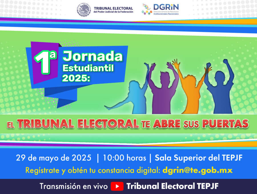 Conéctate a la 1.ª Jornada Estudiantil 2025: El Tribunal Electoral te abre sus puertas.