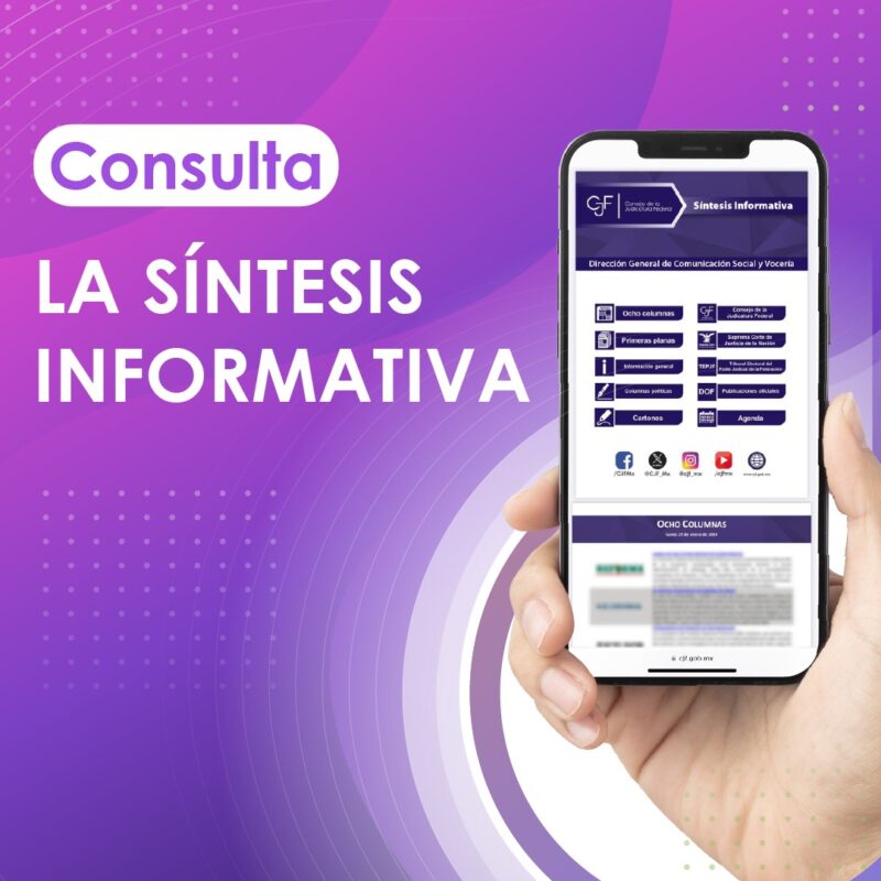 Conoce en nuestra #SíntesisInformativa la información periodística más relevante sobre el #CJF