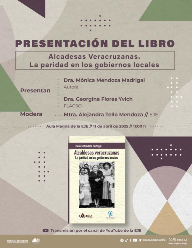 #EnVivo | Presentación del libro “Alcaldesas veracruzanas: la paridad en los gobiernos locales”.