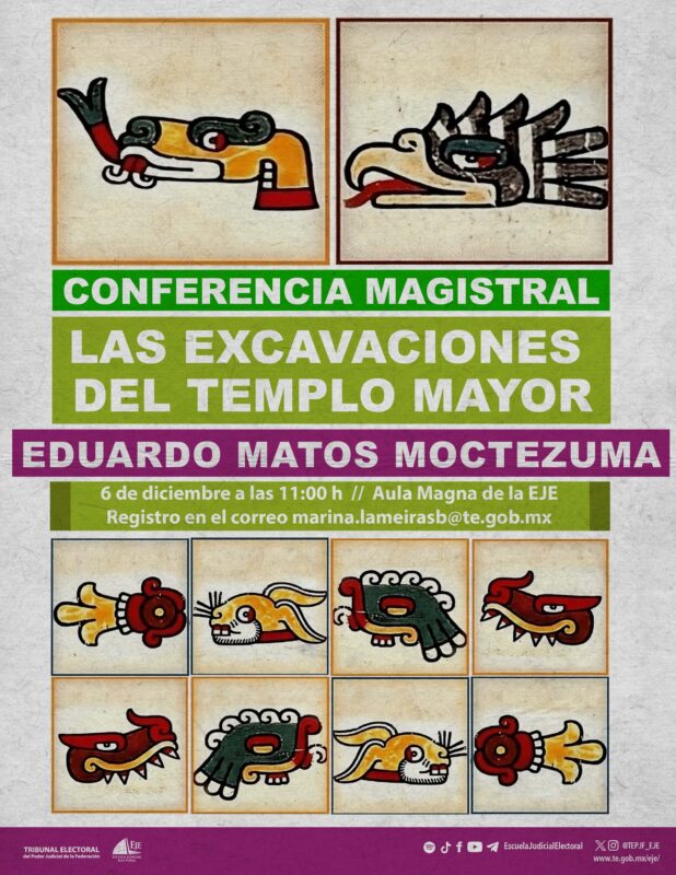 Únete este 6 de diciembre a las 11:00 a.m. para una jornada inolvidable con Eduardo Matos Moctezuma.