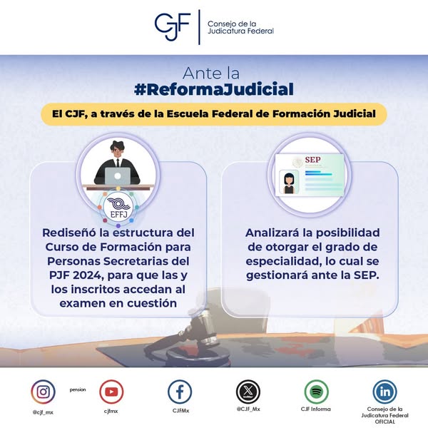 Estas son algunas medidas tomadas por el Pleno del #CJF en atención a las peticiones de trabajadoras y trabajadores.