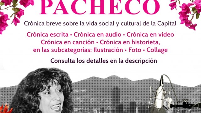 Invita Secretaría de Cultura capitalina a participar en el primer concurso de crónica breve “Cristina Pacheco”