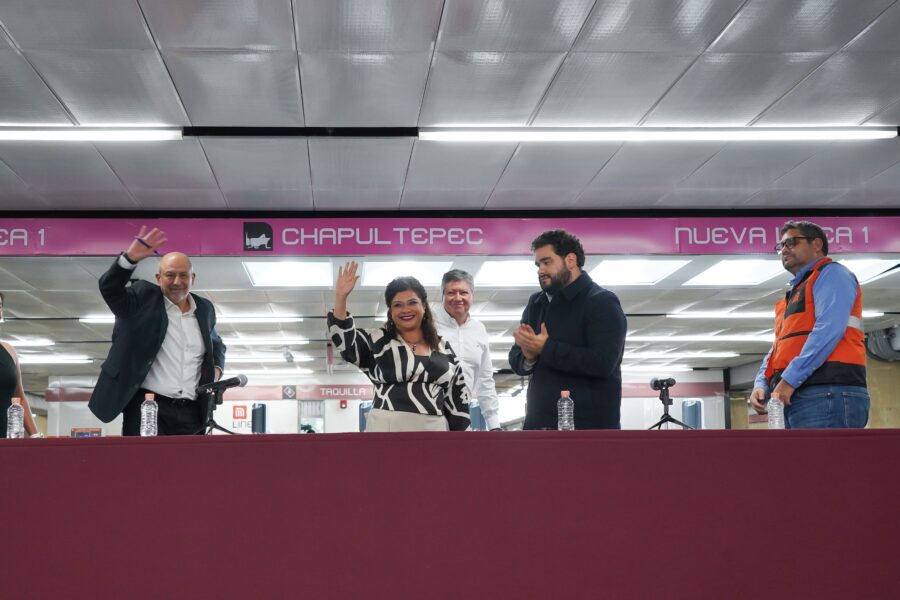 Concluye al 100 por ciento renovación del tramo Cuauhtémoc-Chapultepec, de Línea 1 del Metro; se hará certificación de seguridad: jefa de Gobierno Clara Brugada