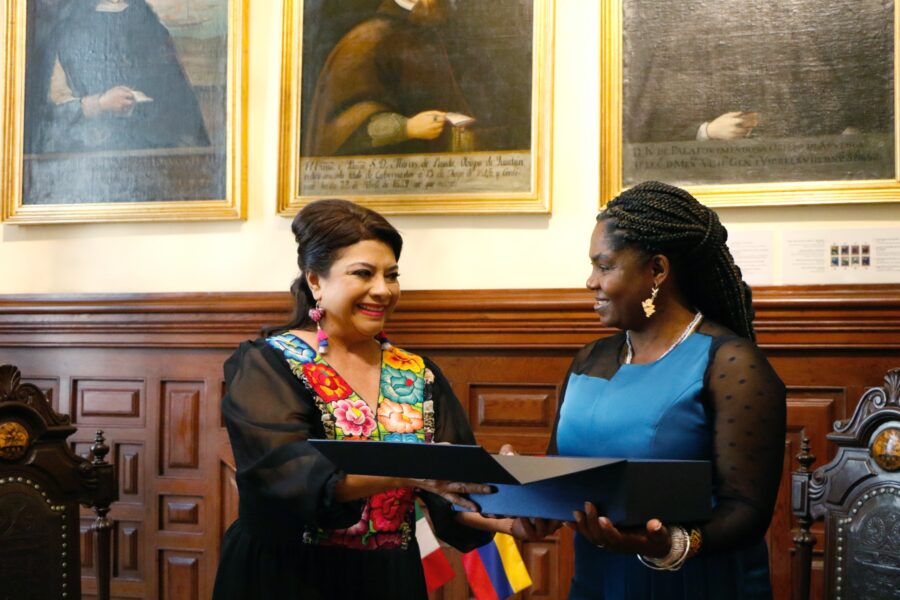 Jefa de Gobierno Clara Brugada entrega Llaves de la Ciudad a la vicepresidenta de Colombia, Francia Márquez; destaca su lucha por la justicia y la dignidad