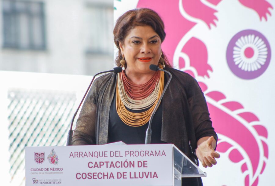 Jefa de Gobierno Clara Brugada pone en marcha el programa "Captación de Agua de LLuvia" en apoyo a la sustentabilidad de los mercados públicos