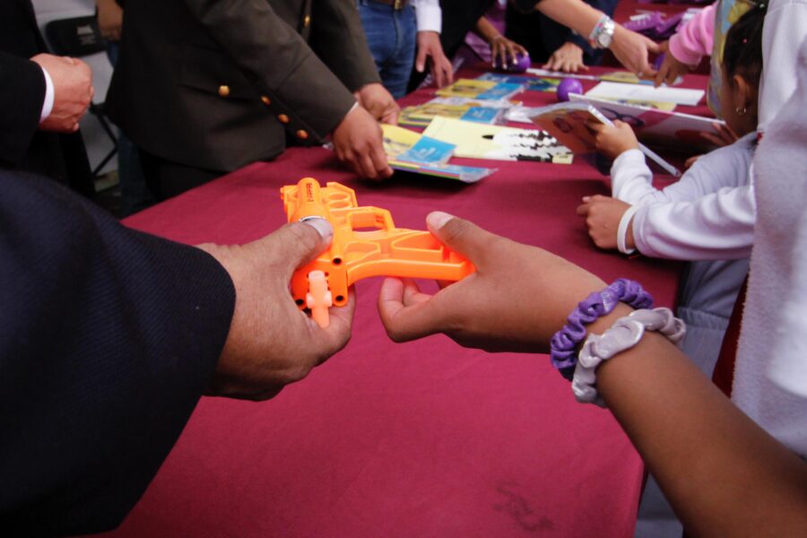 Inaugura SECGOB módulo de "Sí al Desarme, Sí a la Paz" en la Alcaldía Cuajimalpa