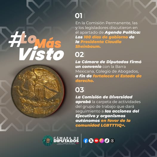 Esto es lo que necesitas saber para estar bien informado sobre el trabajo legislativo. #LoMásVisto