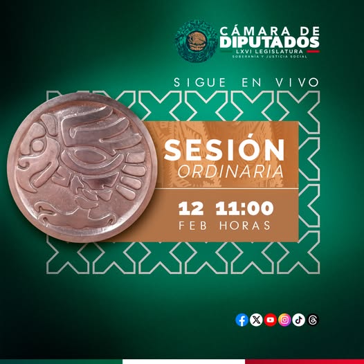 Sigue en vivo la Sesión Ordinaria.