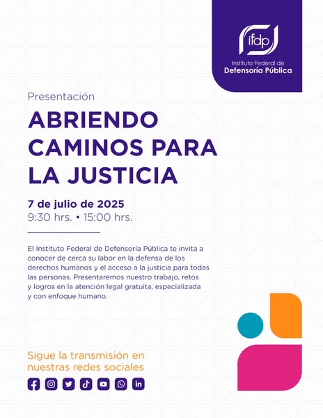 La Defensoría Pública  te invita a conocer su trabajo a través de distintos informes que dan cuentan del estado actual de la institución y su compromiso con la defensa de los derechos humanos.