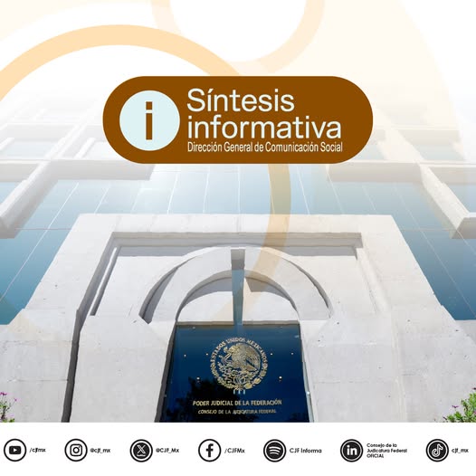 Inicia bien la semana informándote a través de la #SíntesisInformativa del #PJF.