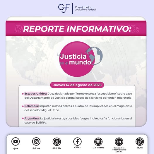 #LaJusticiaEnElMundo | Cuatro personas fueron imputadas por homicidio agravado del precandidato presidencial y senador colombiano Miguel Uribe.