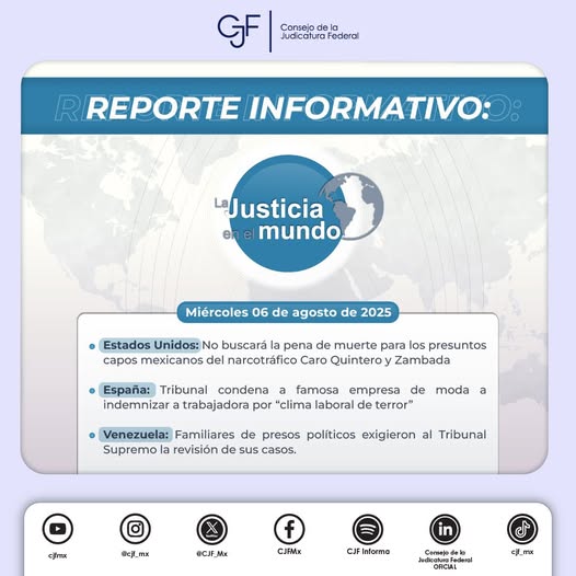 #LaJusticiaEnElMundo | Autoridades en #EstadosUnidos  descartaron aplicar la pena de muerte a capos mexicanos privados de la libertad.
