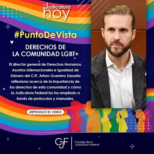 #LaJudicaturaHoy | Por si te lo perdiste: Conoce cómo el #CJF impulsa acciones para garantizar y defender los derechos de las personas de la diversidad sexual.