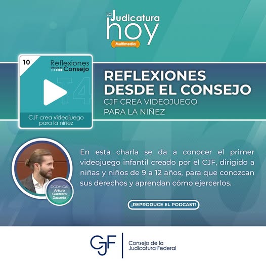 #LaJudicaturaHoy | ¡Niñas y niños podrán conocer sus derechos jugando!   Se trata de un videojuego que creó el #CJF y para promover el acceso a la justicia desde la infancia.